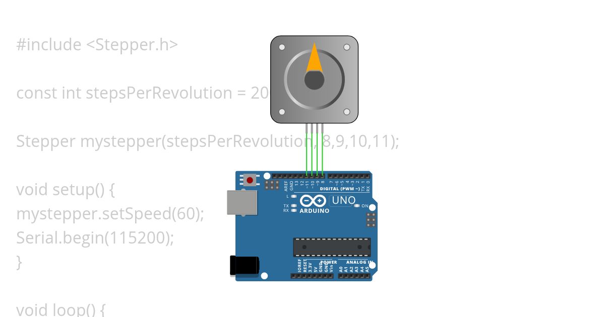 motor de passo simulation