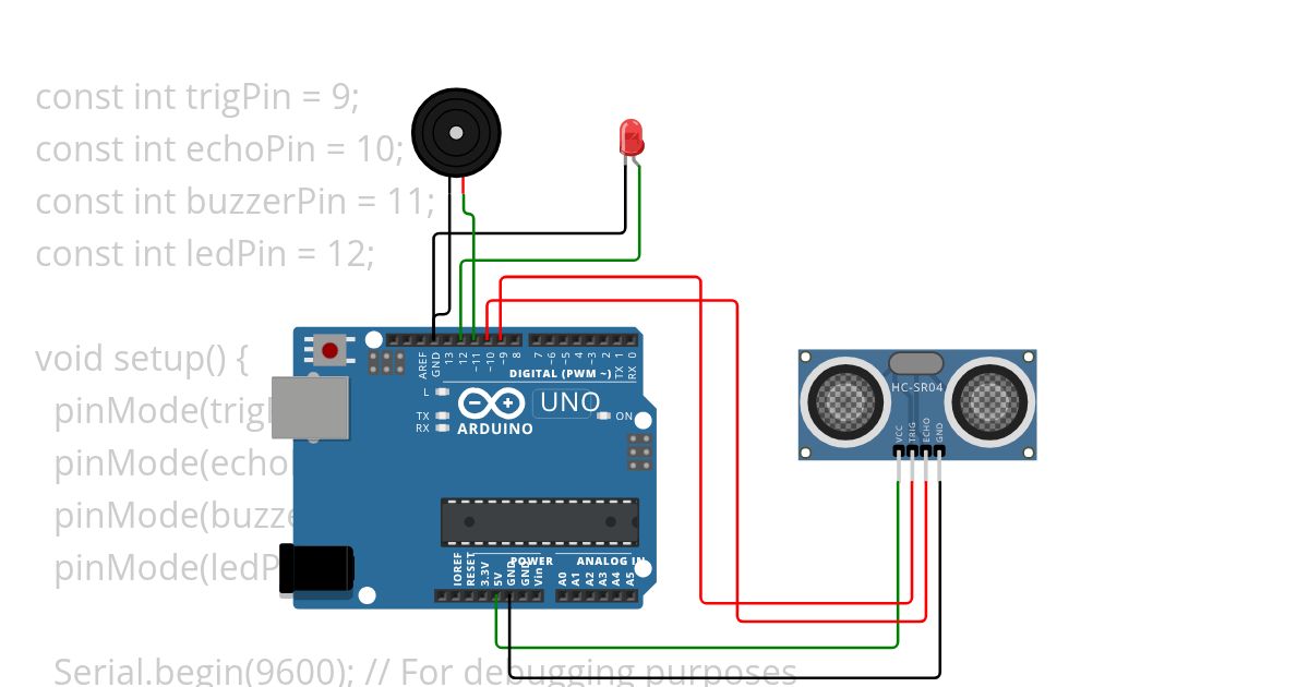 Detect Object with Distance simulation