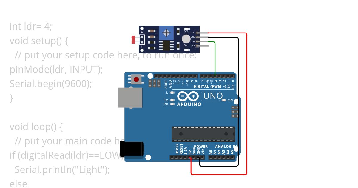 ldr simple simulation