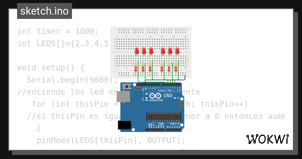 PRÁCTICA 3F - Wokwi ESP32, STM32, Arduino Simulator