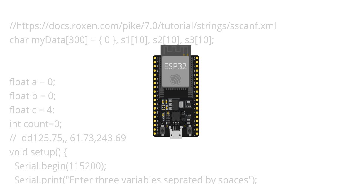 parse serial simulation