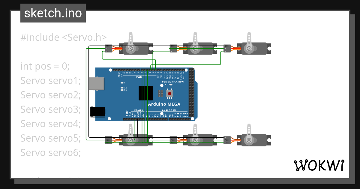 servo - Wokwi ESP32, STM32, Arduino Simulator