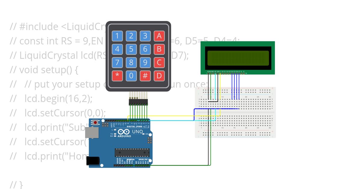 LCD simulation