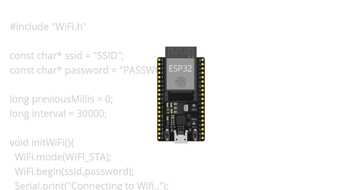 Connect to WiFi and reconnect after a delay simulation