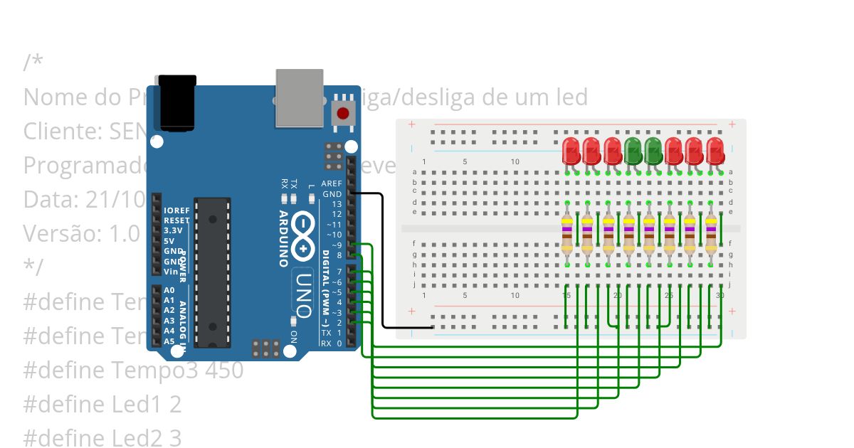 Leds  simulation
