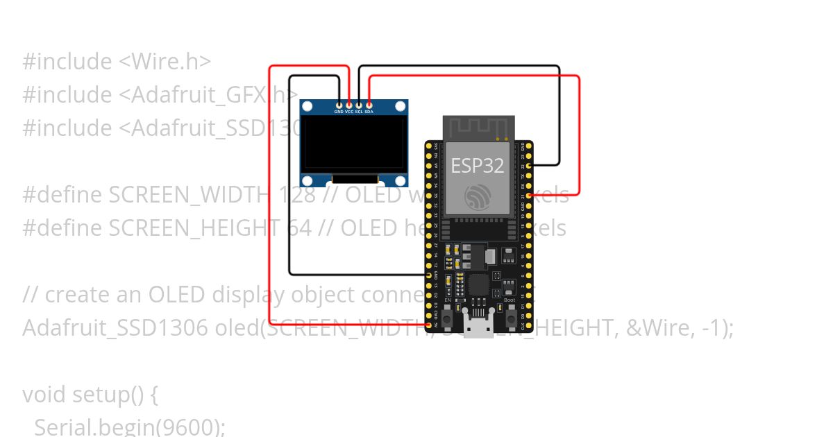 OLED display simulation