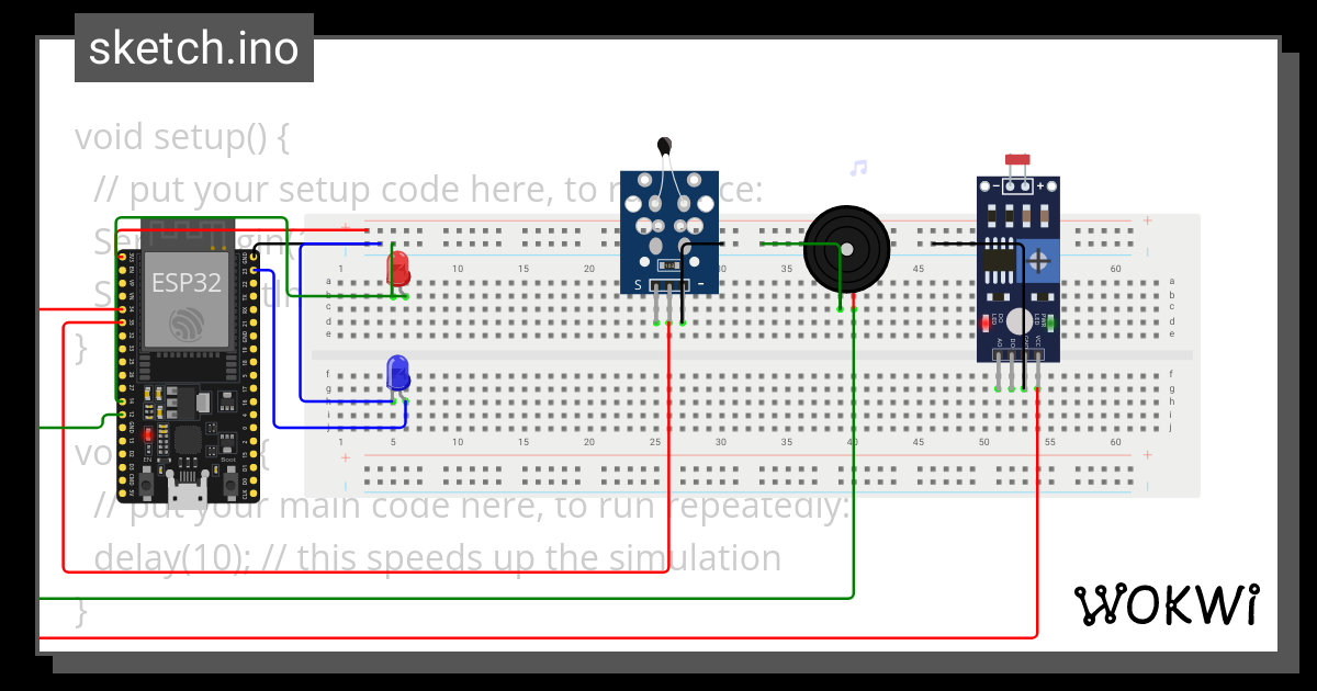 ESP32-WROOM-32 - Wokwi ESP32, STM32, Arduino Simulator