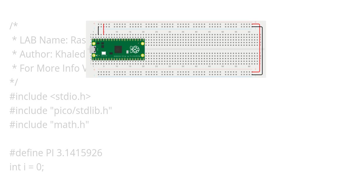 Raspberry Pi Pico SERIAL_PLOTTER - C SDK simulation