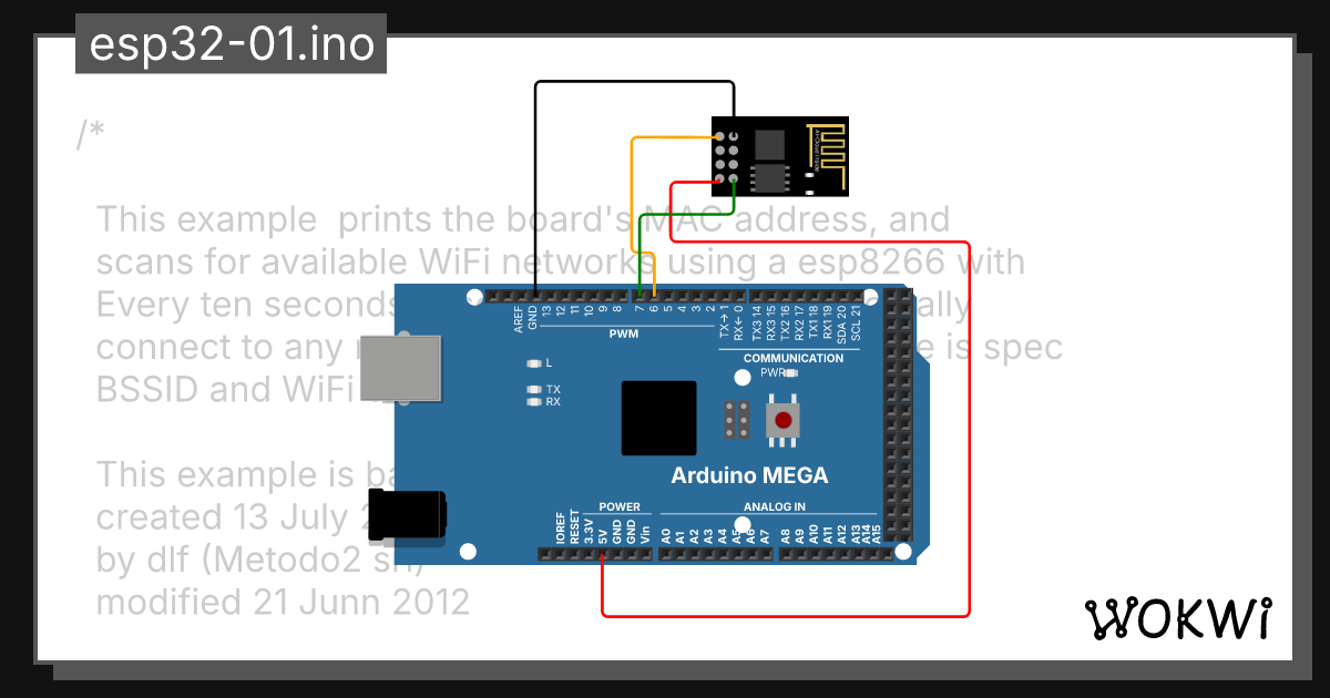 Wokwi online esp32 stm32 arduino simulator