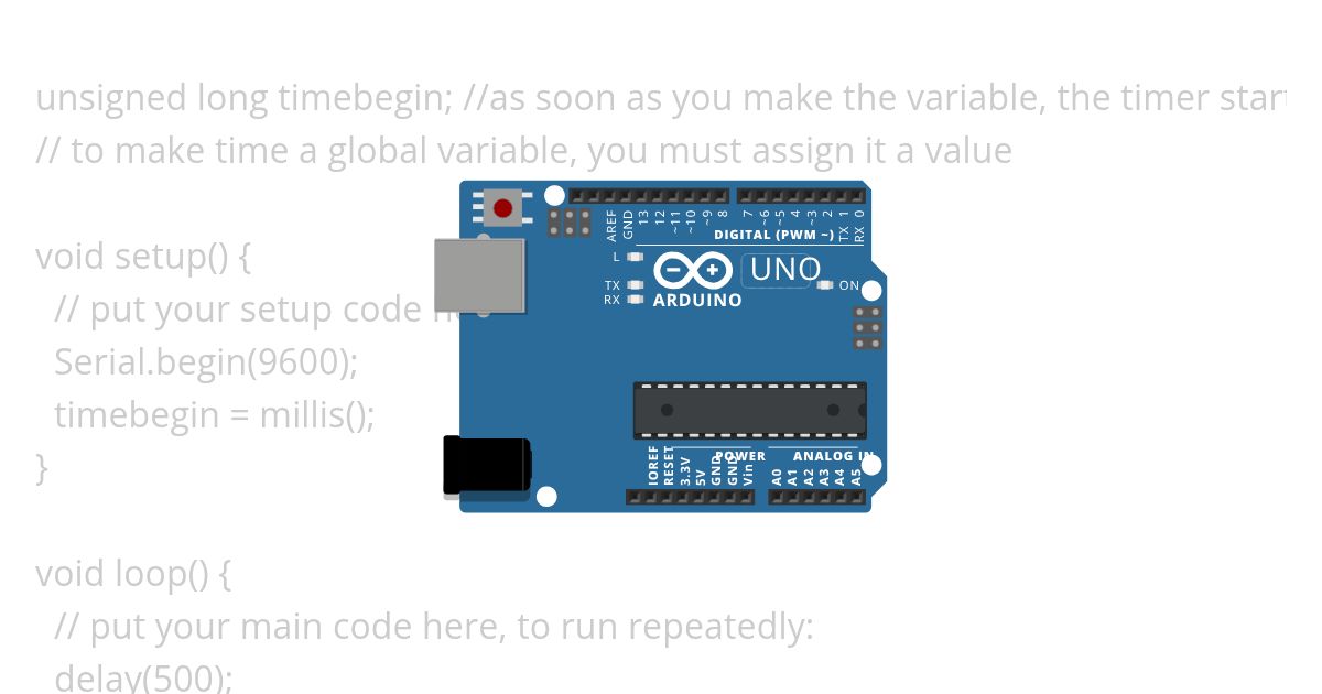 Using millis() simulation