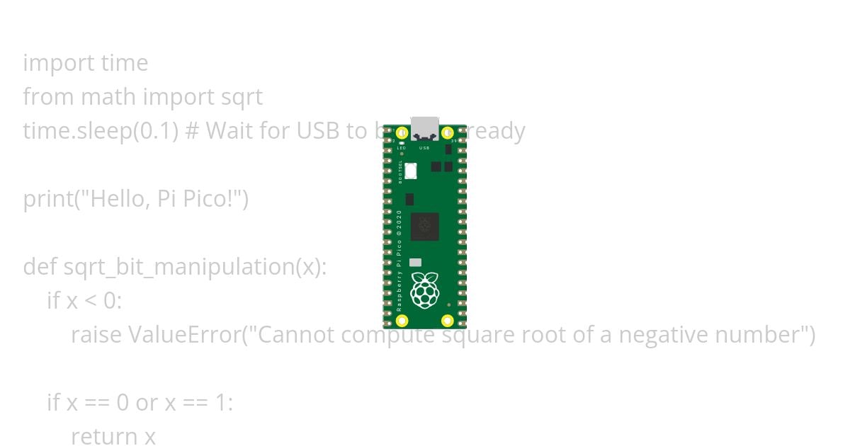 isqrt simulation