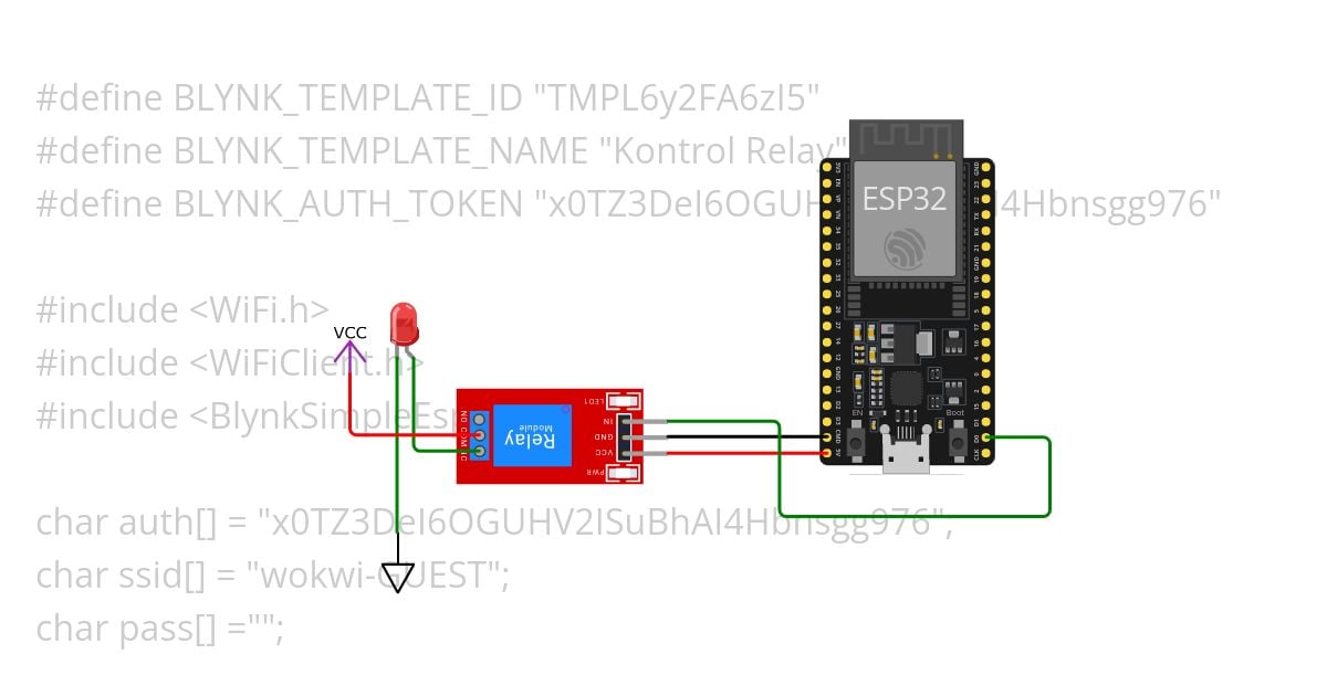 Kontrol Relay simulation