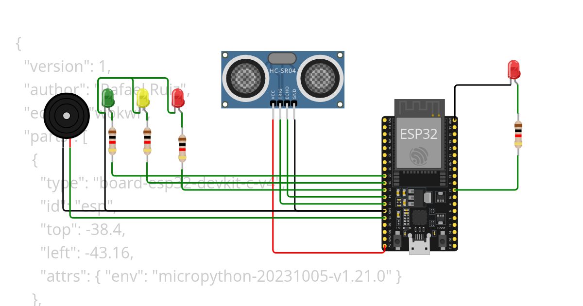 sensorDistancia simulation