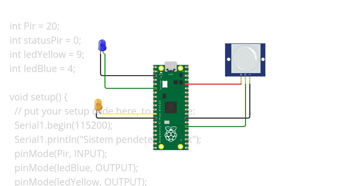 Sensor Gerak simulation