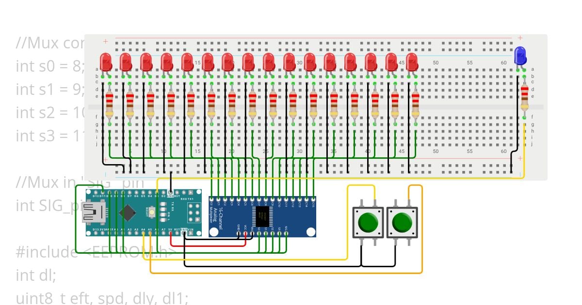 nano mux 16ch Copyx simulation