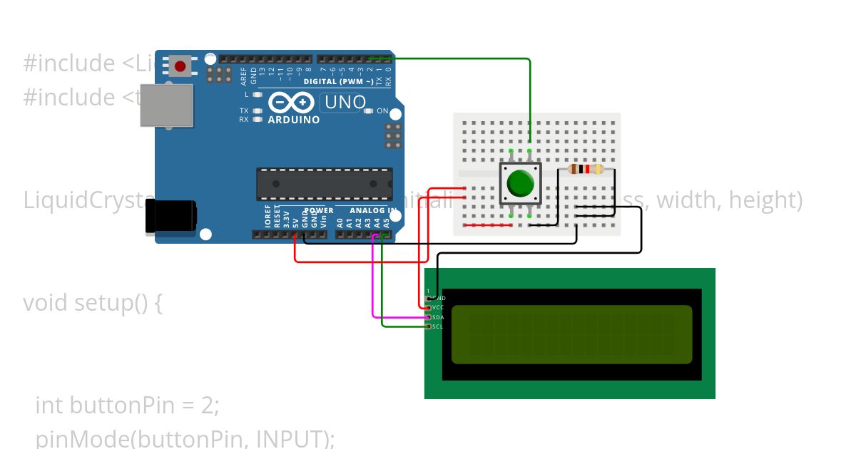 DINO GAME IN ARDUINO (TRIAL 1) Copy (7) simulation