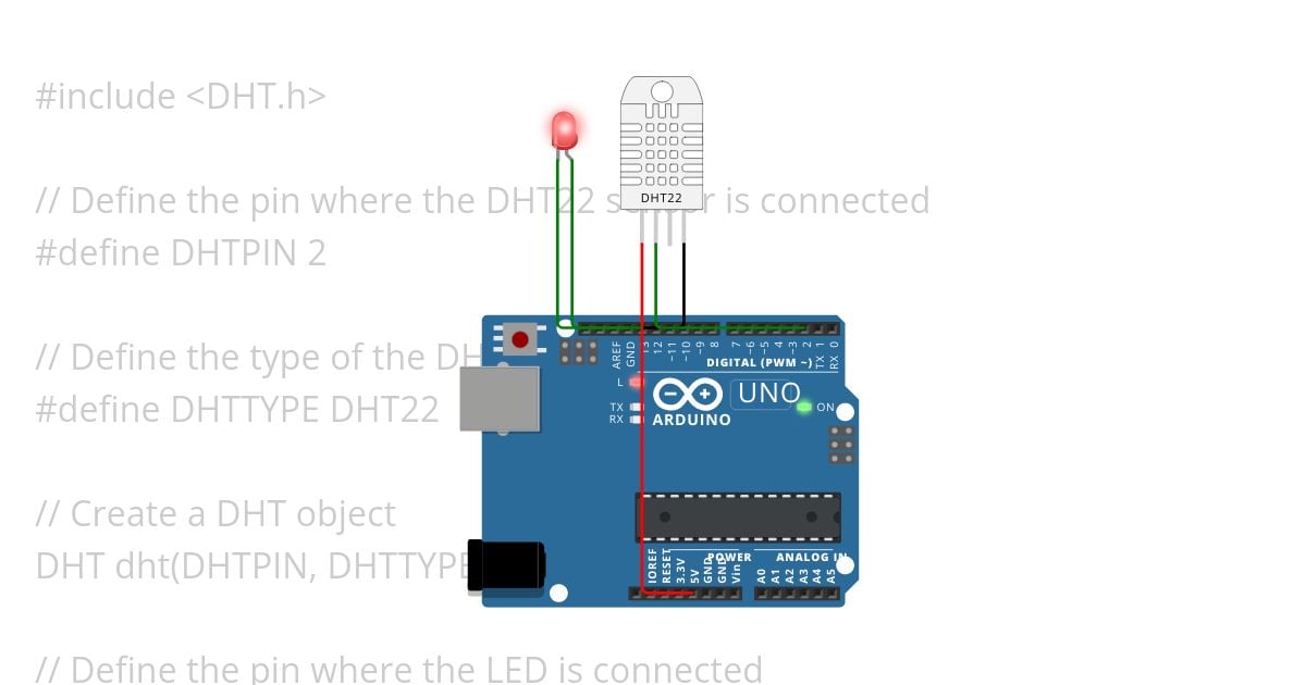 DHT Sensor Copy simulation