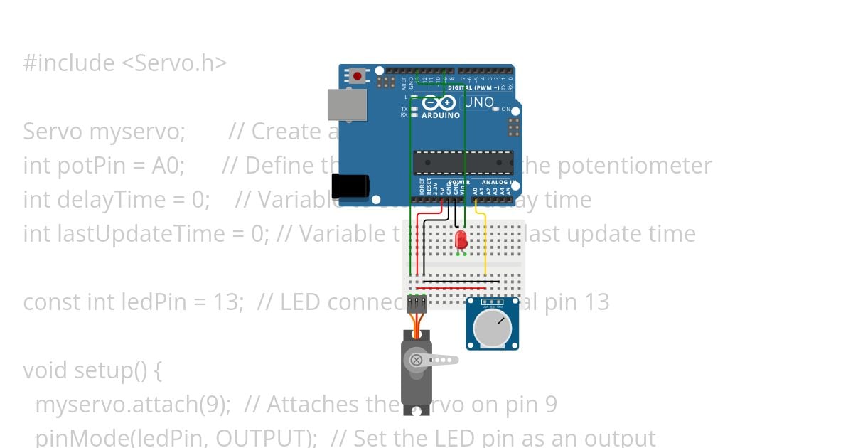 servo controll simulation