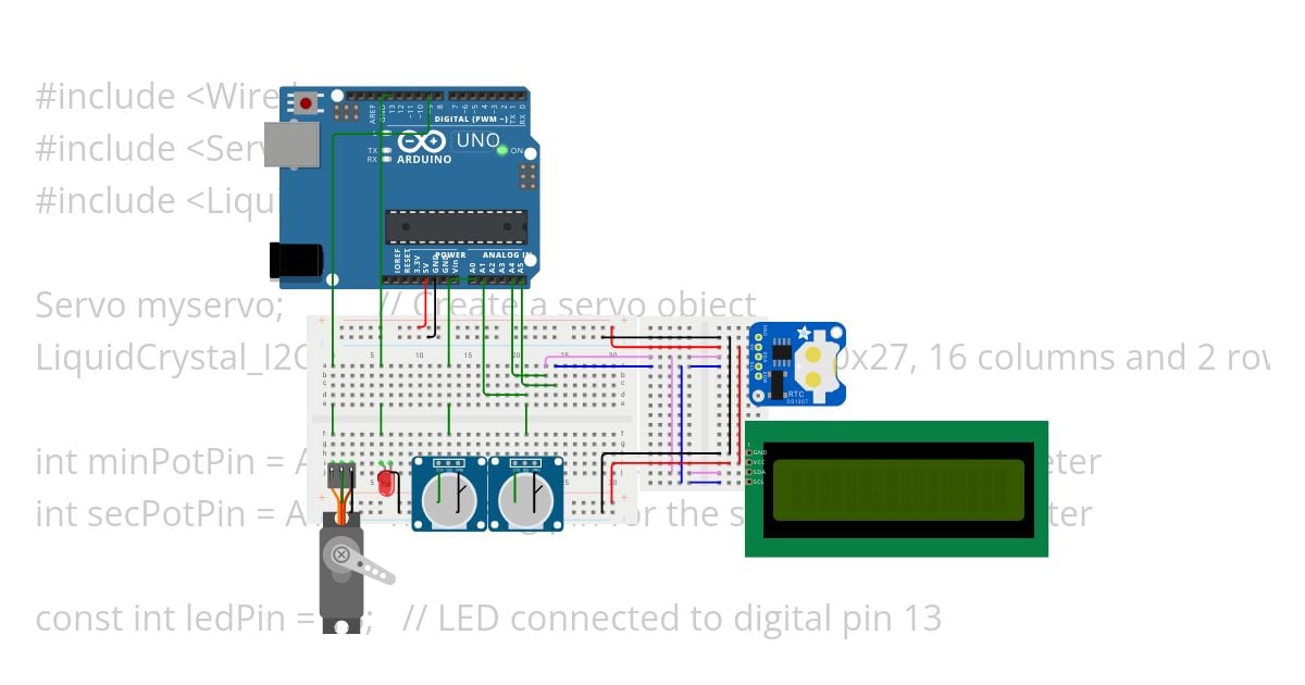 servo control 2 simulation