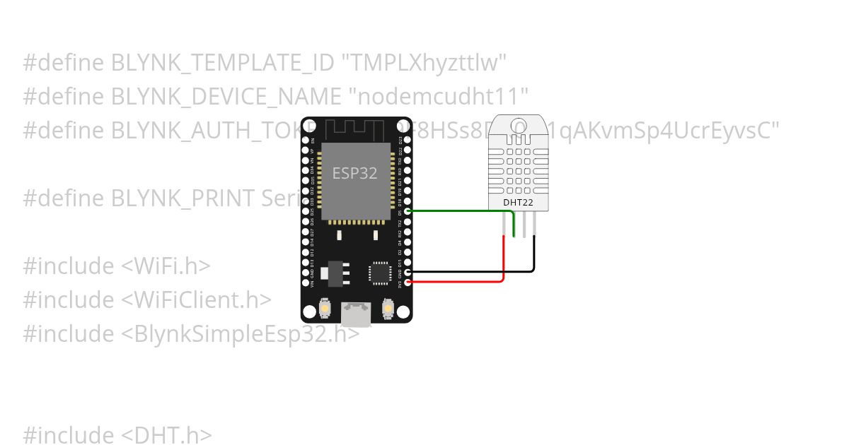 Project BLYNK IOT simulation