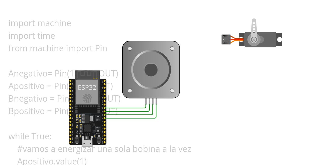 SERVO CON PWM simulation