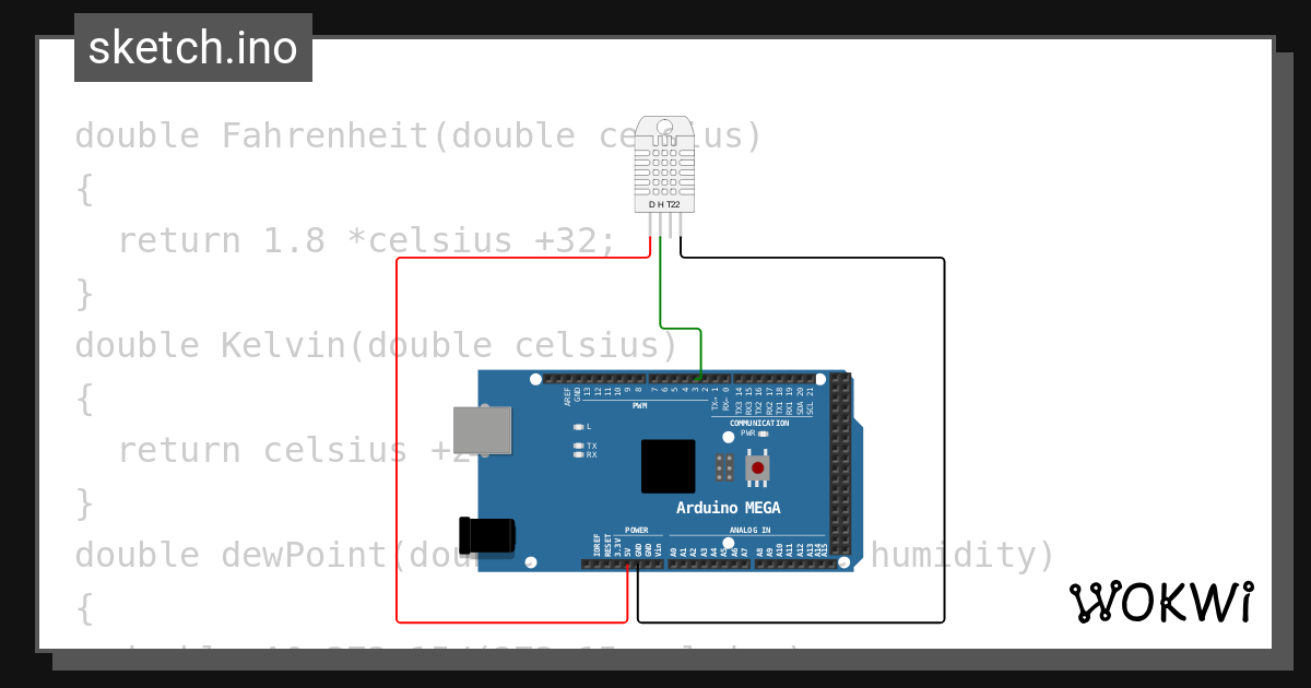 P190 1 dht11 wokvi wokwi esp32 stm32 arduino simulator