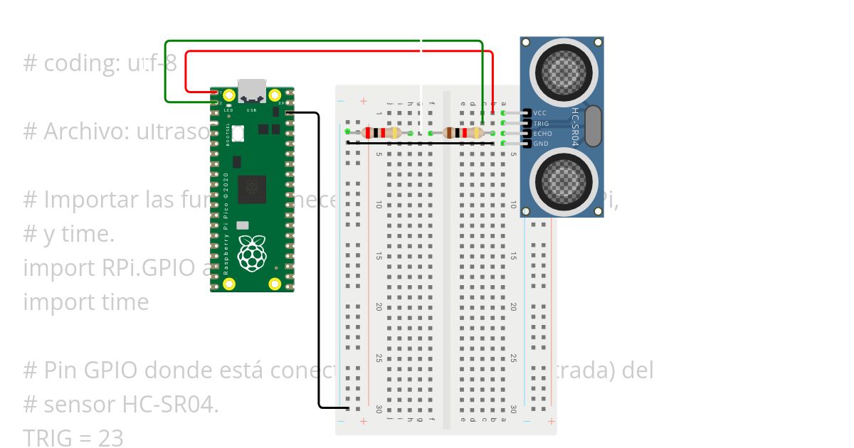 Practica de sensor de distancia :3 simulation