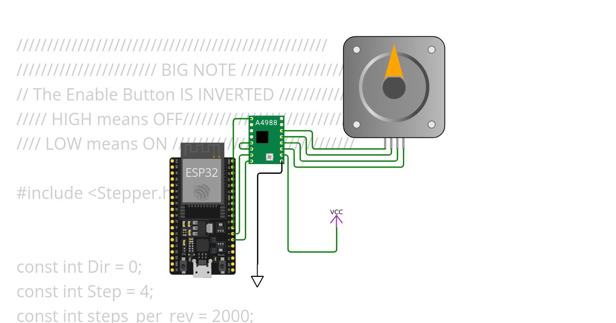 Stepper A4899 EXTERNAL simulation