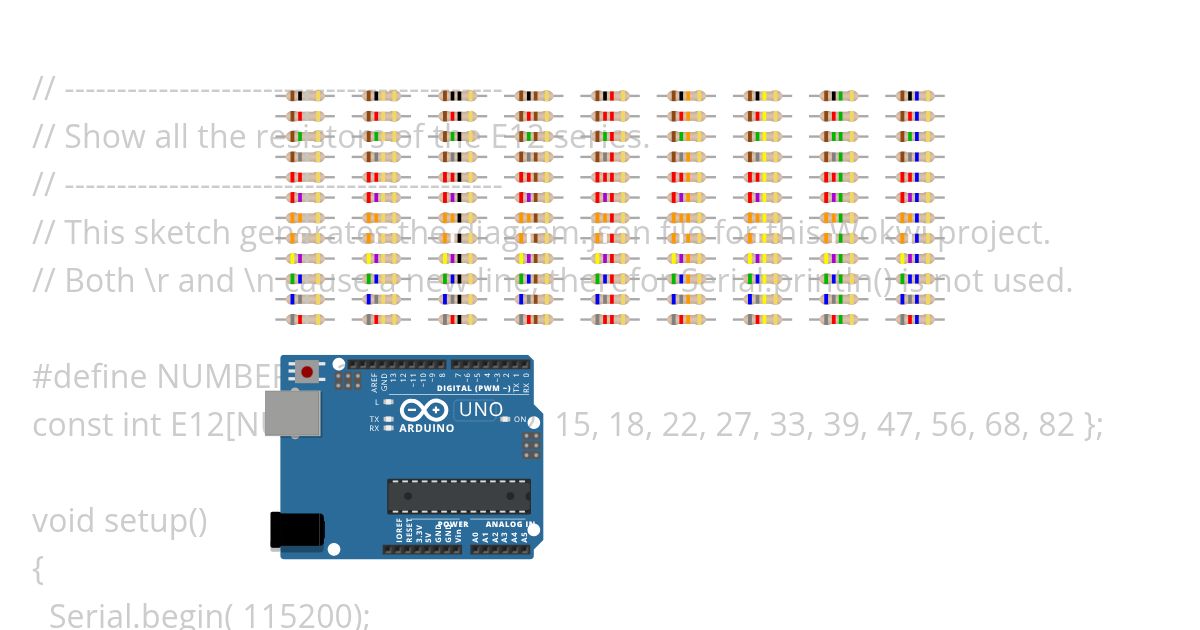 resistors.ino Copy simulation
