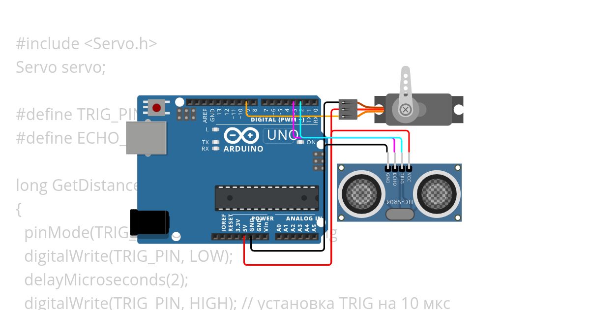 Sensor servo 7.3 simulation