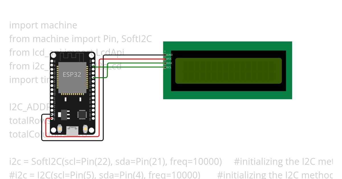 ikkeTestet LCD 16*2 I2c Copy simulation