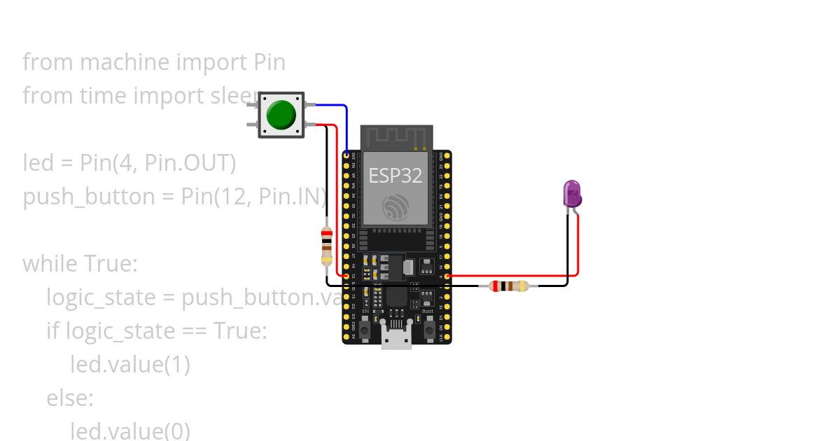 on off pushbutton Copy simulation