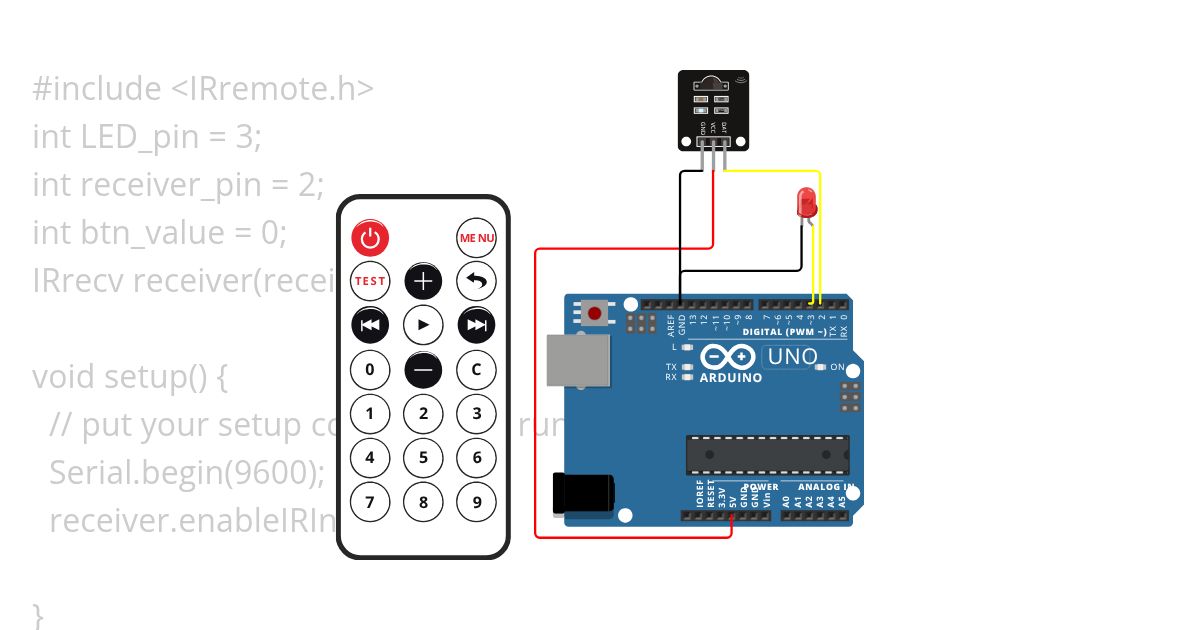IR Remote simulation