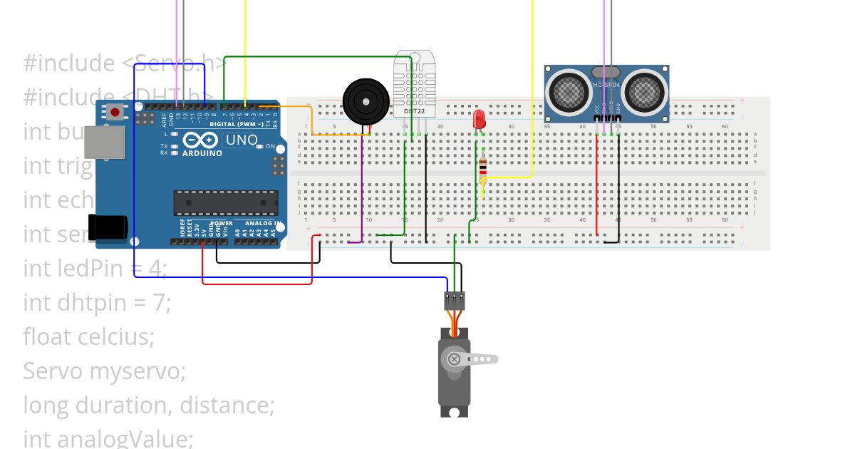 buzz+servo+suhu+ultra simulation