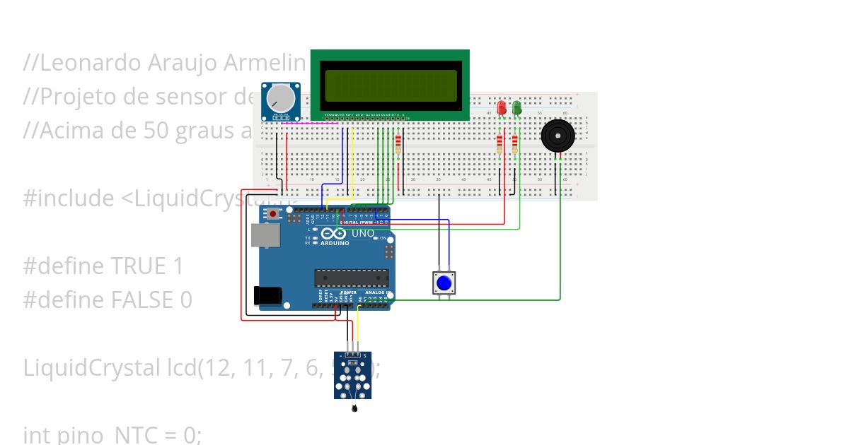 Sensor de temperatura simulation