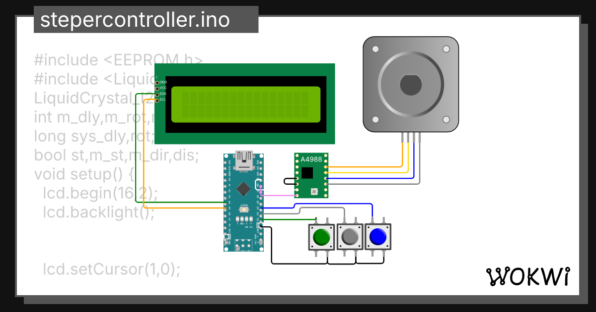 test code - Wokwi ESP32, STM32, Arduino Simulator