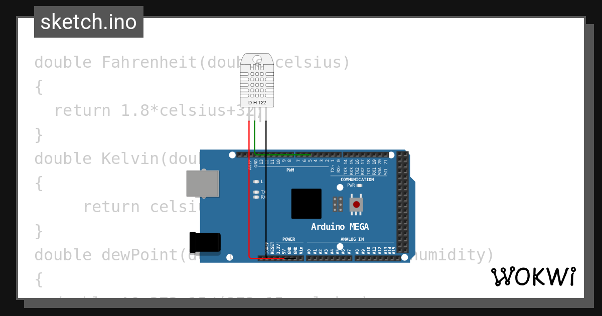 P190 1 dht11 wokwi esp32 stm32 arduino simulator