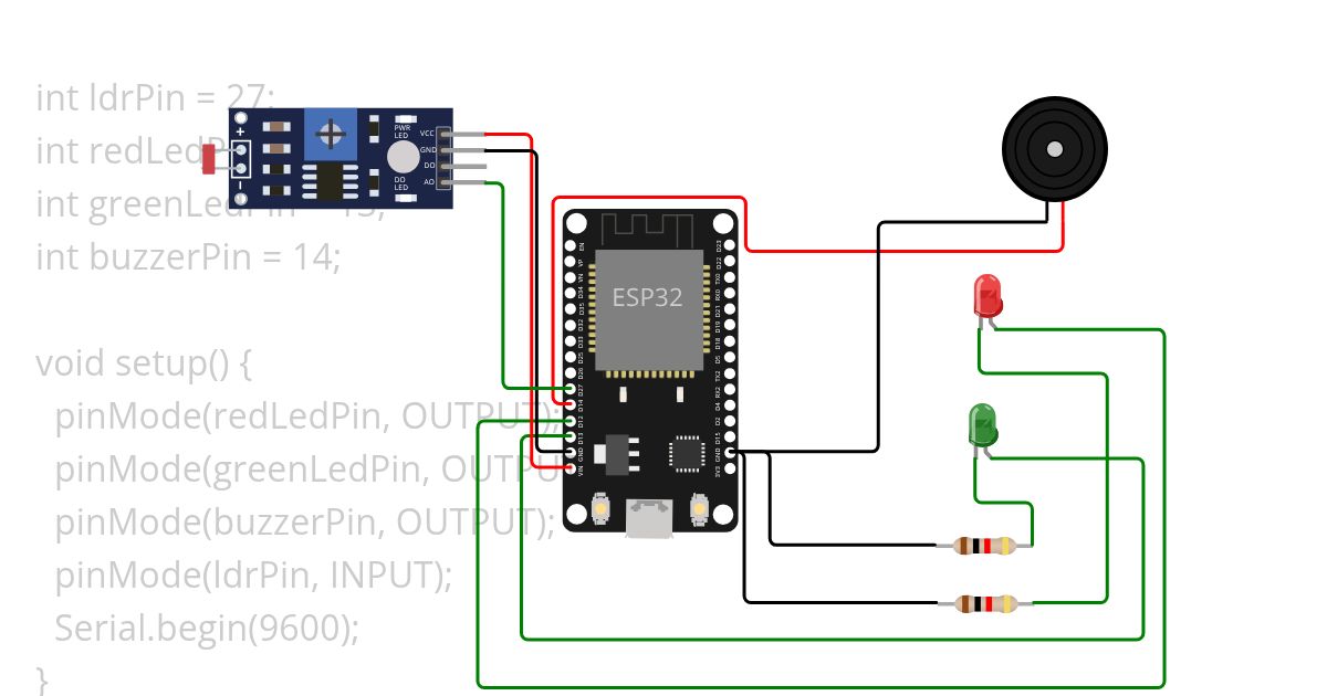 smoke detector tes simulation