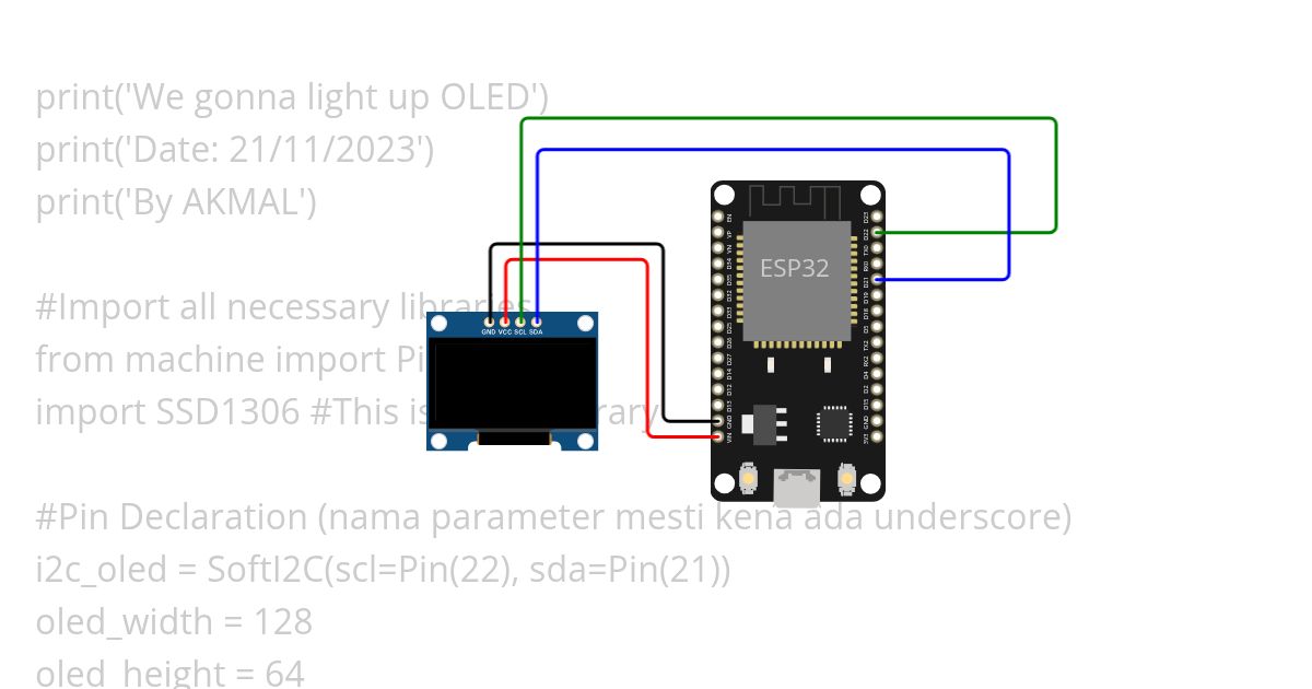 OLED simulation