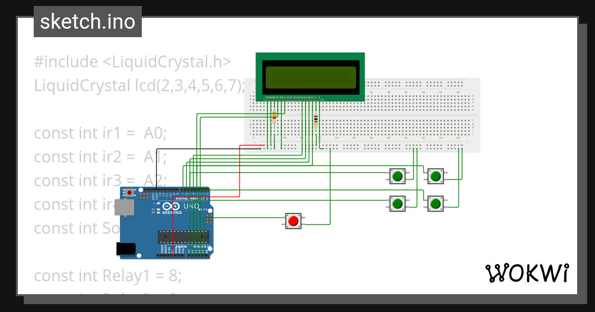 touchless switch - Wokwi ESP32, STM32, Arduino Simulator