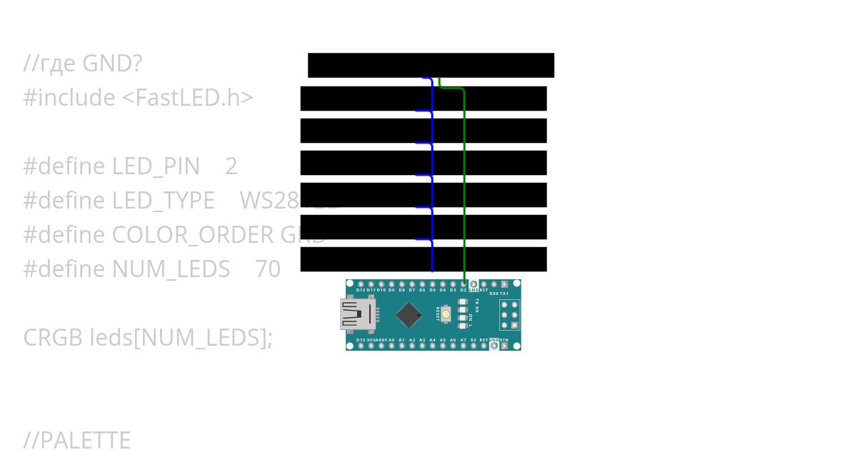 FastLED C0r3nt1 simulation