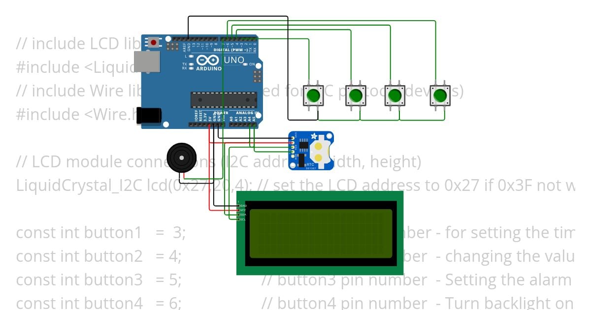 Clock simulation