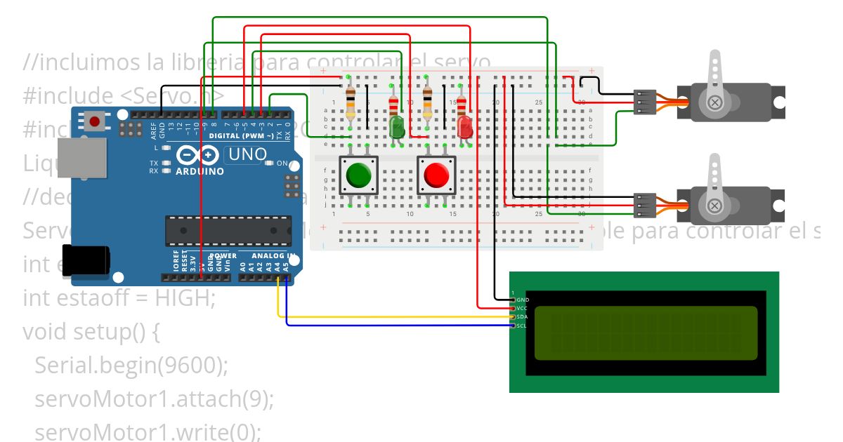 Servo simulation