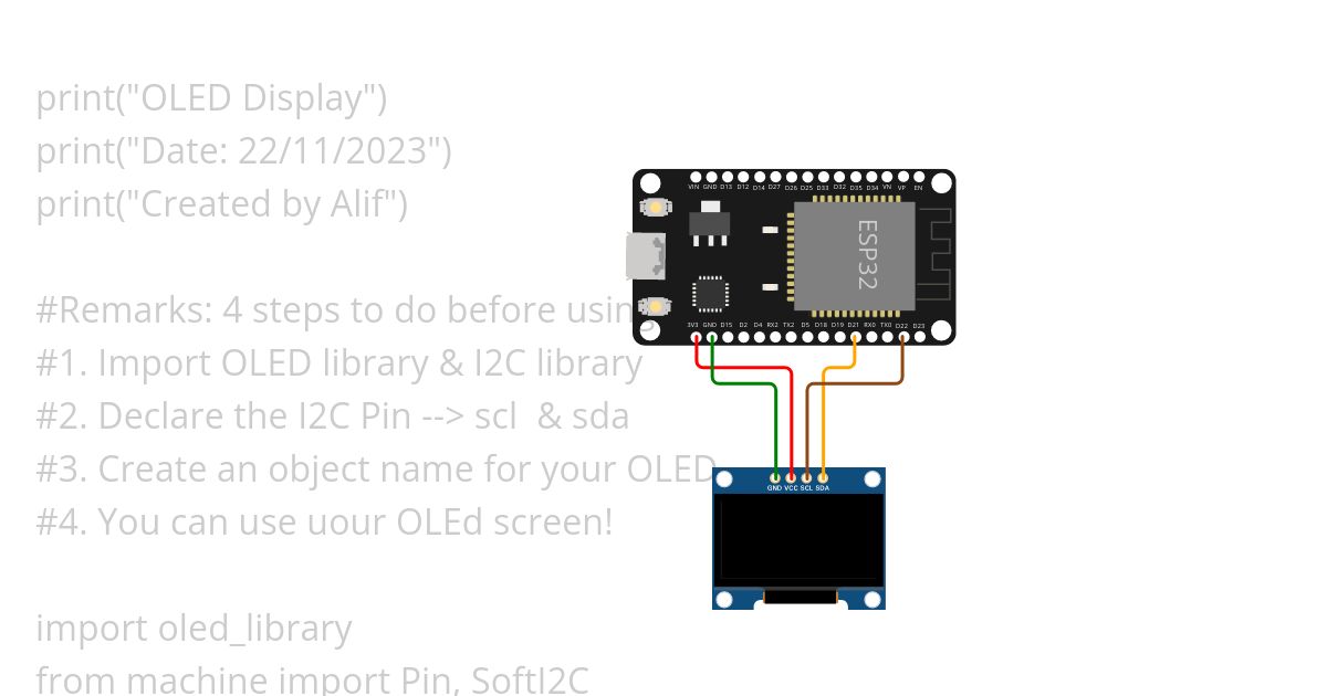 Oled simulation