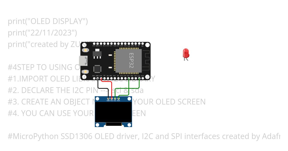 OLED LIBRARY simulation