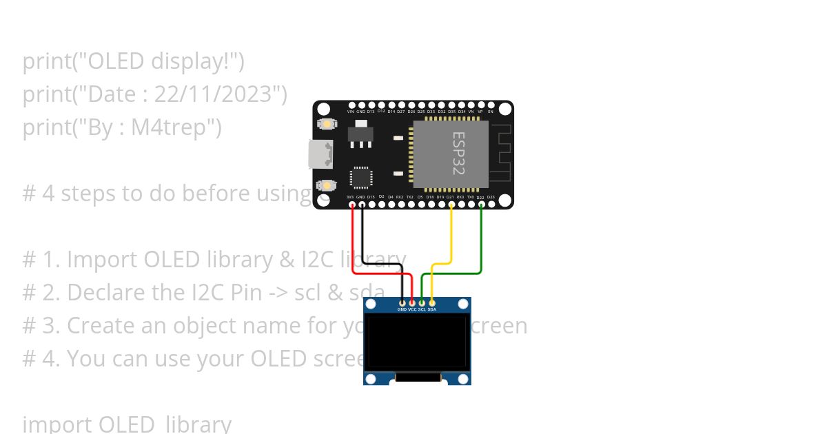 OLED project simulation