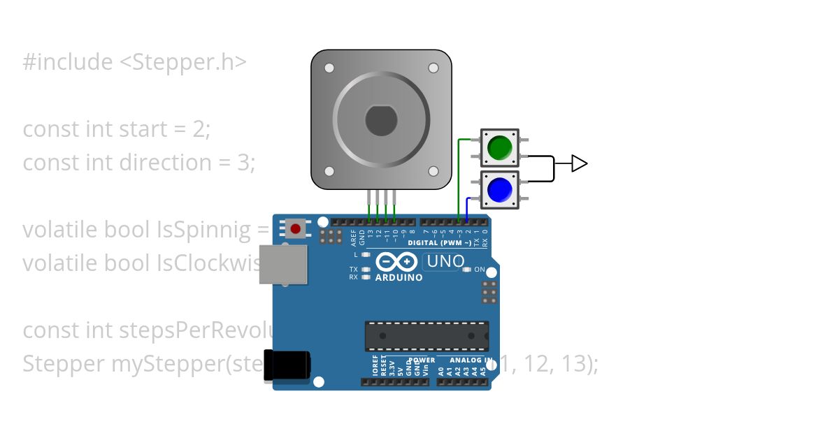 Stepper Interrup 8.2 simulation