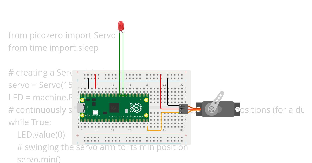 servo motor simulation