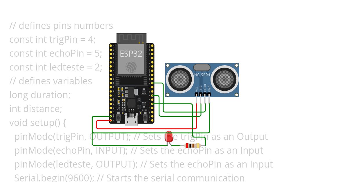 ESP32_Ultrassom simulation