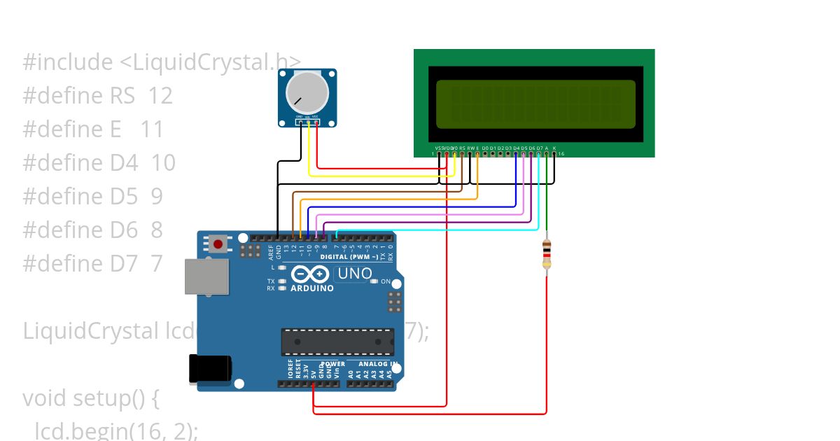 LCD simulation